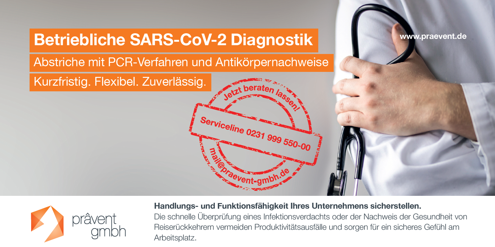 Anzeige_Betriebliche SARS-CoV-2 Diagnostik